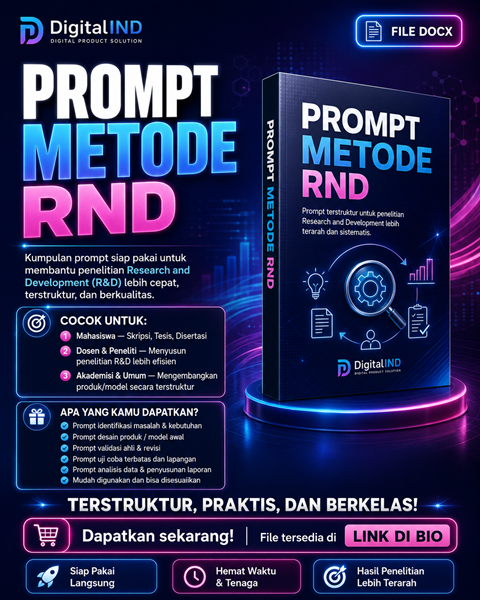 Prompt Metode Research and Development (R&D)