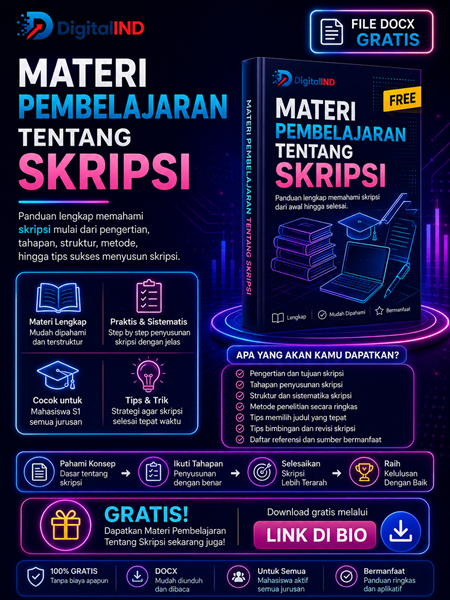 Materi Pembelajaran Tentang Skripsi
