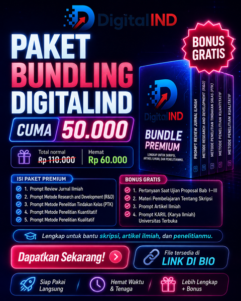 Paket Bundling Prompt Penelitian DigitalIND